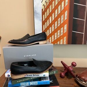 EVERLANE - The Modern Loafer - Black Italian Leather.